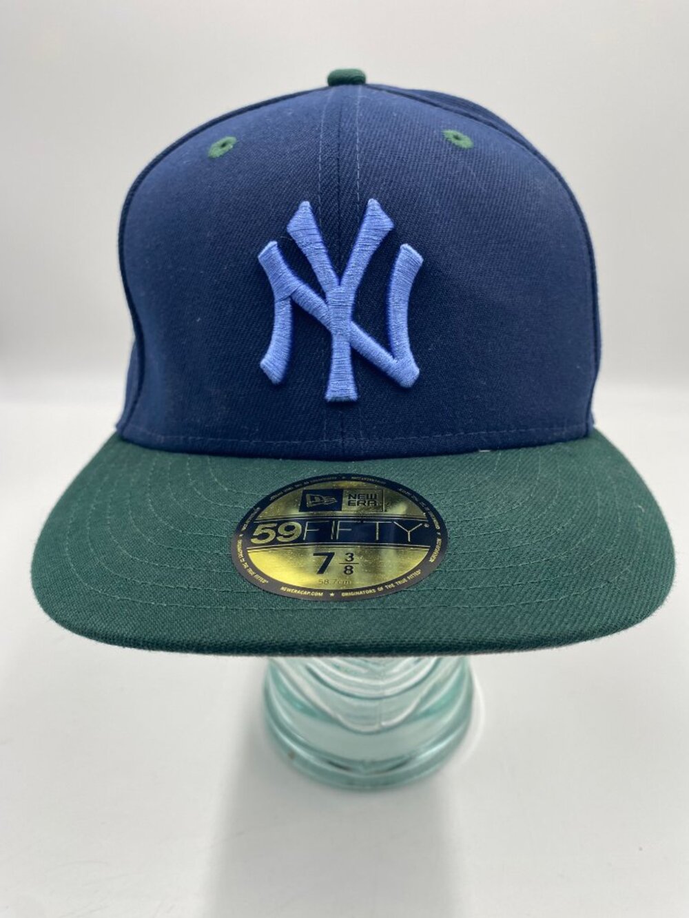 New Era 59Fifty New York Yankees Fitted Cap Hat Size 7 3/8 1996 World Series
